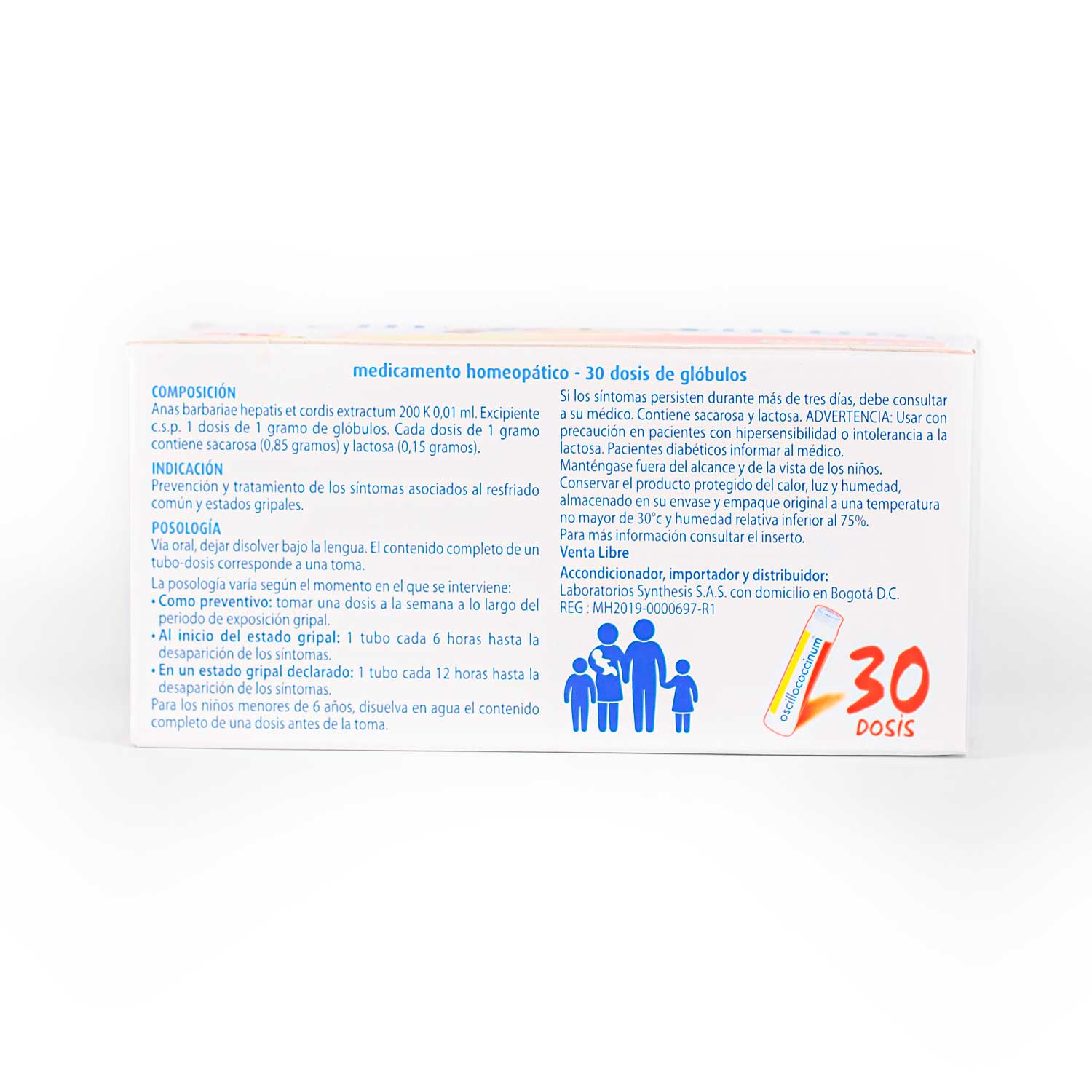 OSCILLOCOCCINUM 30 DOSIS - Image 2