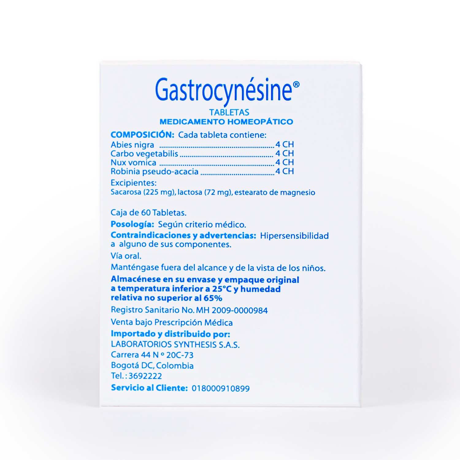 GASTROCYNESINE CAJA X 60 TAB - Image 4